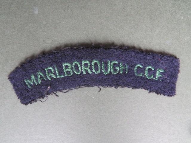 British Army Marlborough College C.C.F. (Combined Cadet Force) Shoulder Title