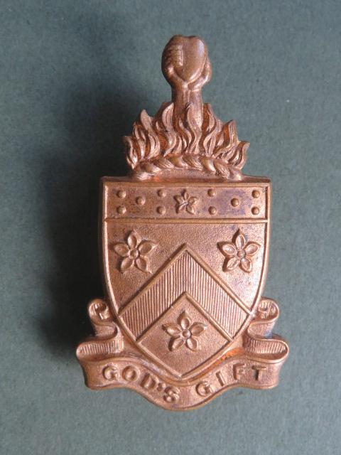 British Army Alleyn's School, London O.T.C. (Officer Training Corps) Cap Badge