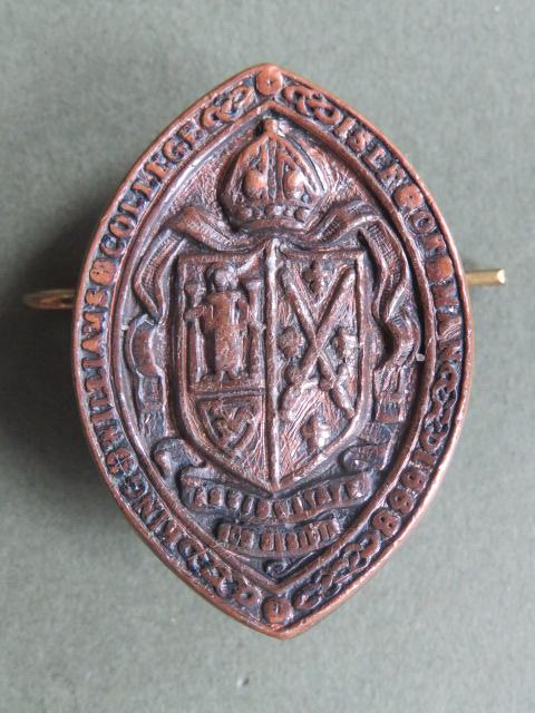 British Army King William's College, Isle of Man C.C.F. (Combined Cadet Force) Cap Badge