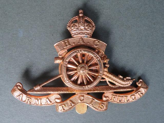 British Army Pre 1953 Honourable Artillery Company (Artillery) Cap Badge