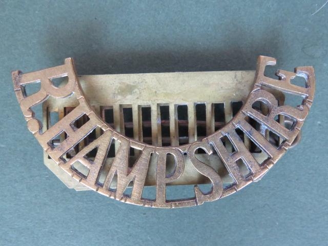 British Army The Royal Hampshire Regiment Shoulder Title