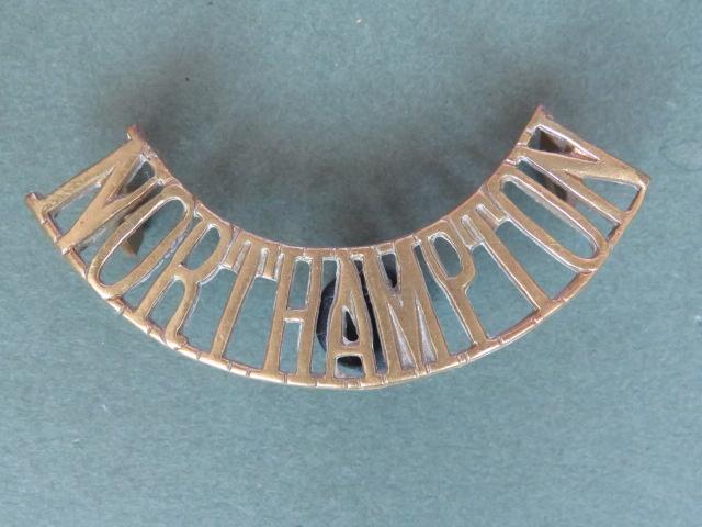 British Army The Northamptonshire Regiment Shoulder Title