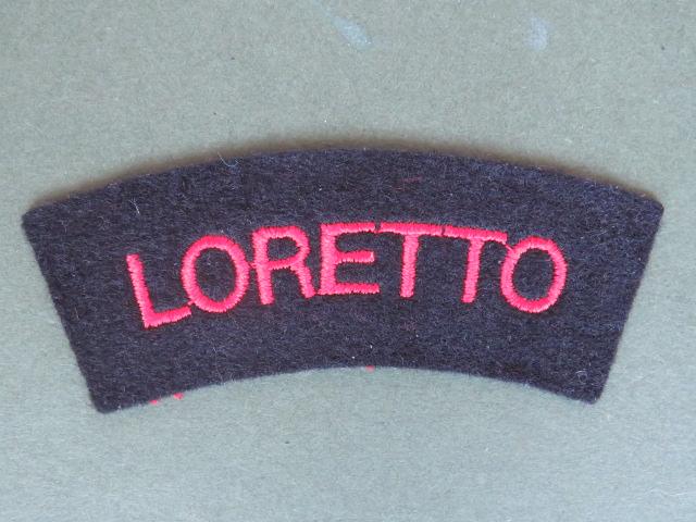 British Army Loretto School C.C.F. (Combined Cadet Force) Shoulder Title