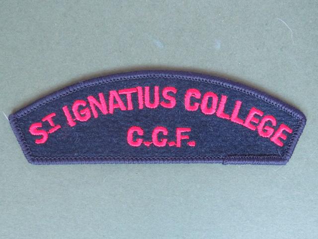 British Army St Ignatius College C.C.F. (Combined Cadet Force) Shoulder Title