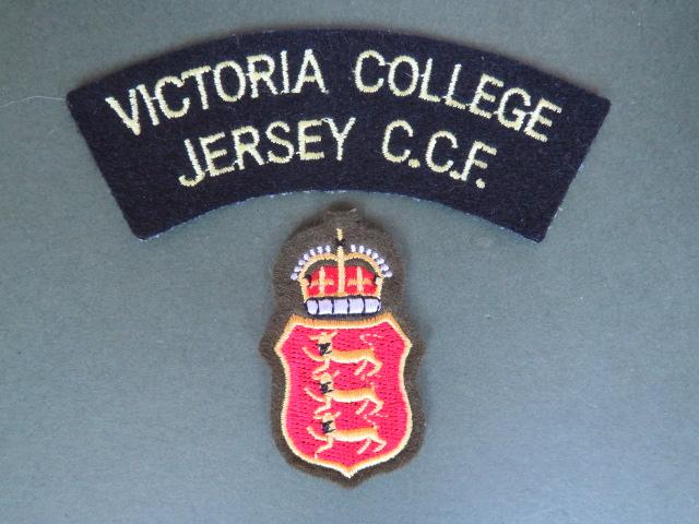 British Army Victoria College Jersey C.C.F. (Combined Cadet Force) Shoulder Title & Patch