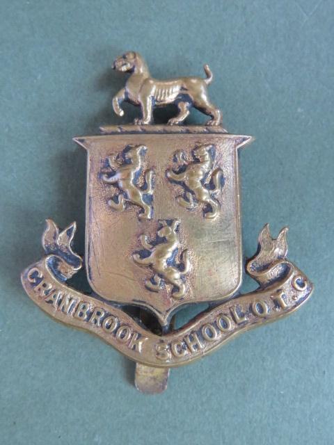 British Army Cranbrook School O.T.C. (Officer Training School) Cap Badge