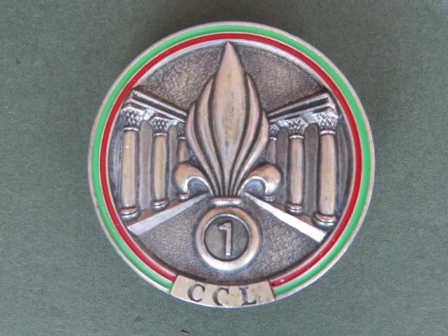 France Foreign Legion 1° Régiment Etranger de Génie, HQ & Logistic Company Pocket Crest