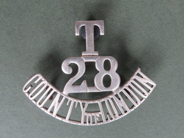 British Army 28th (County of London) Battalion, The London Regiment (Artists Rifles) Shoulder Title