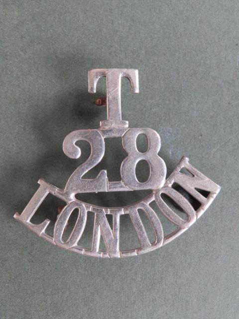 British Army 28th (County of London) Battalion, The London Regiment (Artists Rifles) Shoulder Title