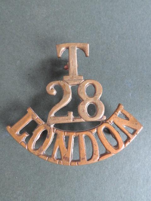 British Army 28th (County of London) Battalion, The London Regiment (Artists Rifles) Shoulder Title