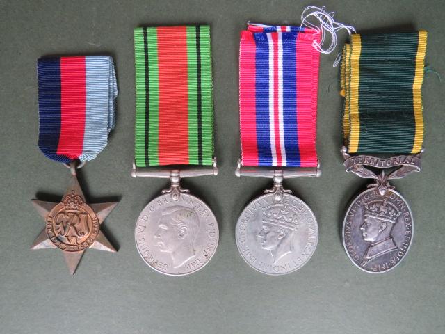 British Army WW2 Group of 4 Medals