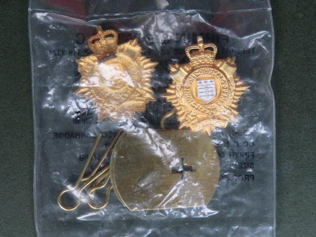 British Army Royal Logistic Corps Collar Badges