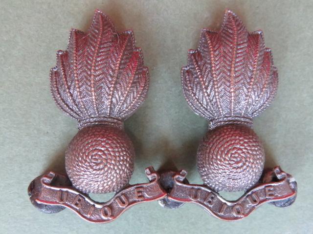 British Army Royal Artillery Officers' Service Dress Collar Badges