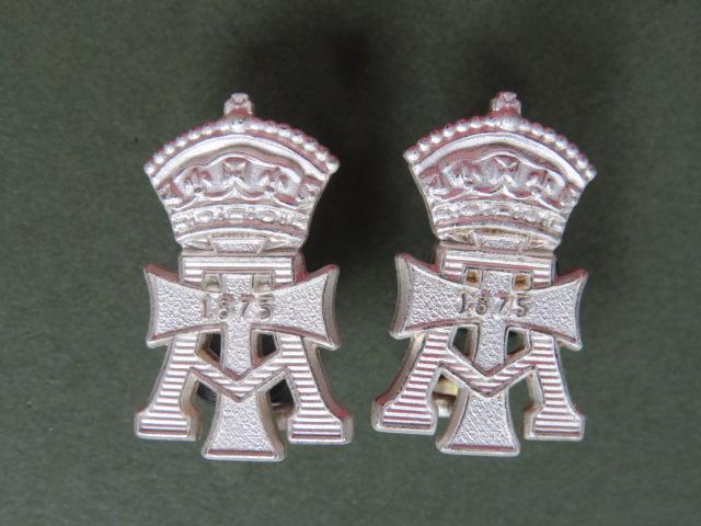 British Army The Green Howards Officers' Collar Badges