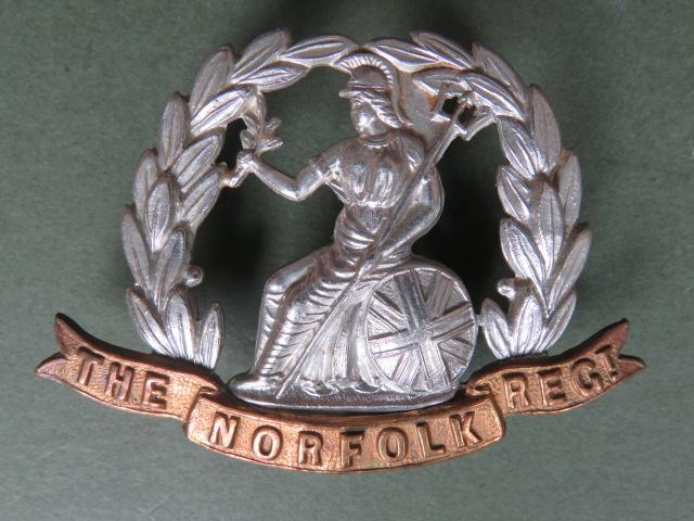 British Army Pre 1937 Norfolk Regiment Cap Badge