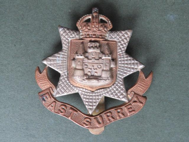 British Army Pre 1953 The East Surrey Regiment Cap Badge