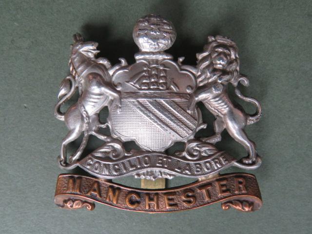 British Army WW1 The Manchester Regiment Cap Badge