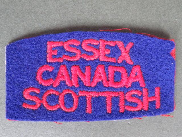 Canada Army WW2 The Essex Scottish Regiment Shoulder Title