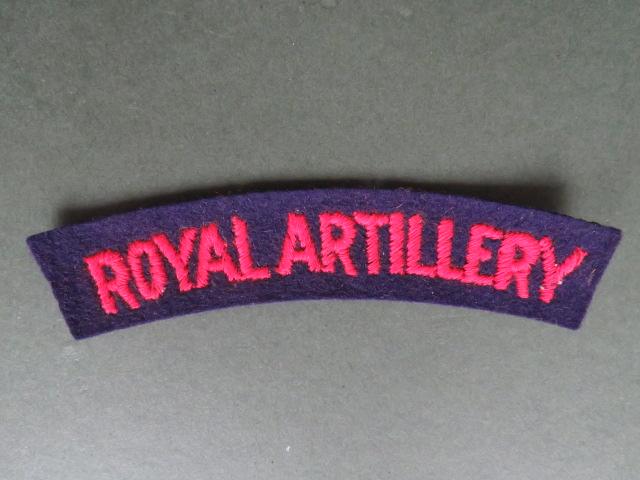 British Army WW2 Royal Artillery Shoulder Title