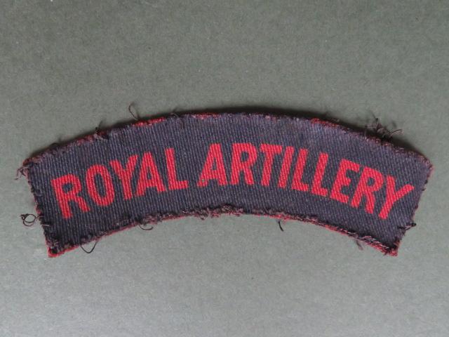 British Army WW2 Royal Artillery Shoulder Title