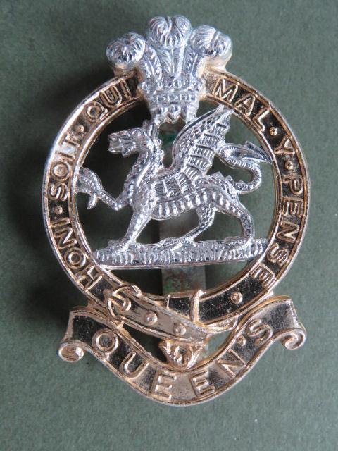 British Army The Queen's Regiment Cap Badge