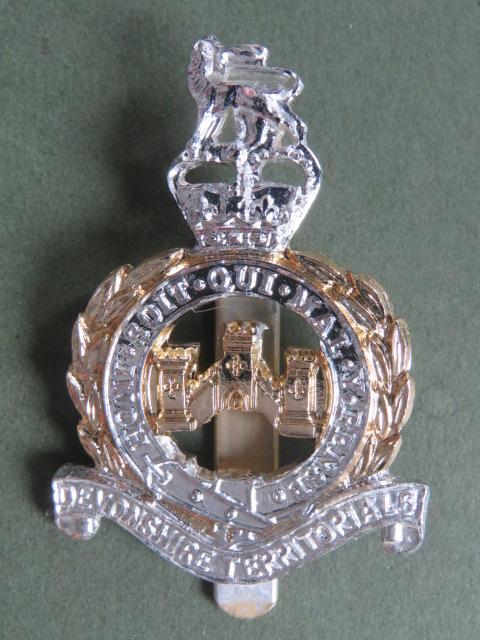 British Army The Devonshire Territorial's Cap Badge