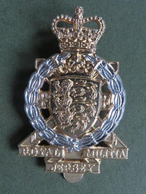 British Army Royal Jersey Militia Cap Badge