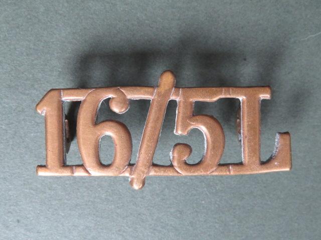 British Army 16th/5th The Queen's Lancers Shoulder Title