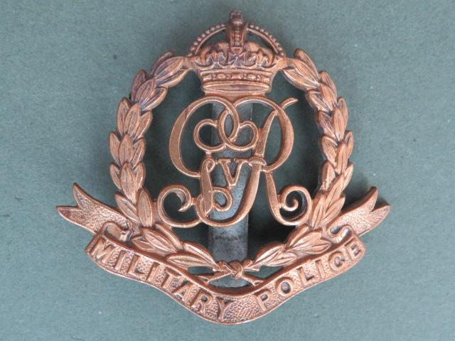 British Army KGV Military Police Cap Badge