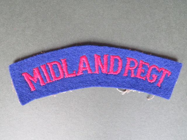 Canada Army WW2 The Midland Regiment Shoulder Title