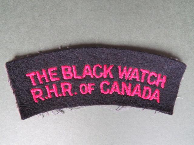 Canada Army WW2 The Black Watch 