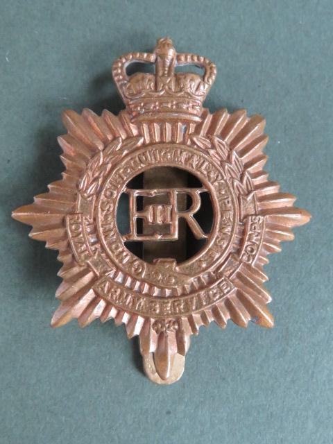 British Army EIIR Royal Army Service Corps Cap Badge