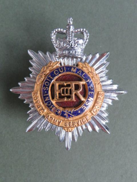 British Army EIIR Royal Army Service Corps Officer's Cap Badge