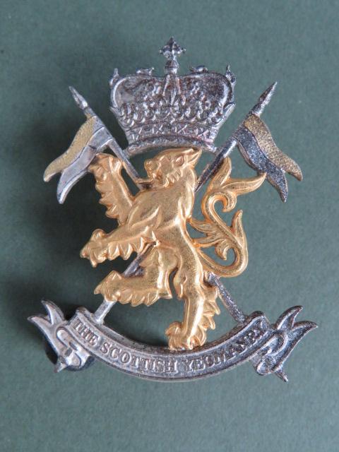 British Army The Scottish Yeomanry Cap Badge