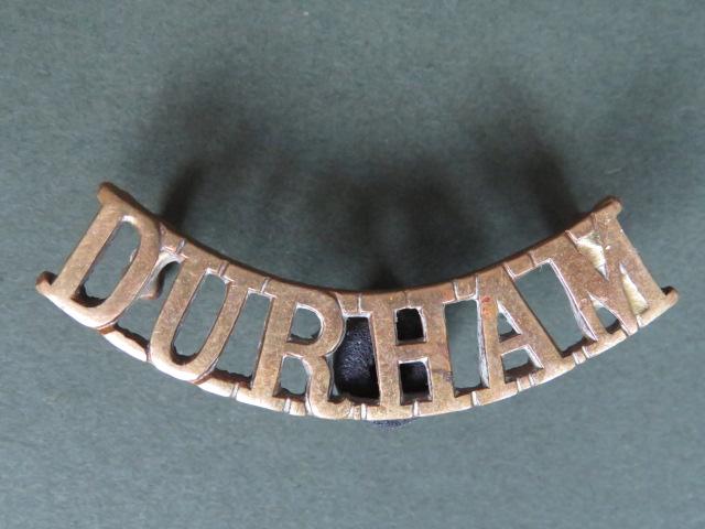 British Army Durham Light Infantry Shoulder Title