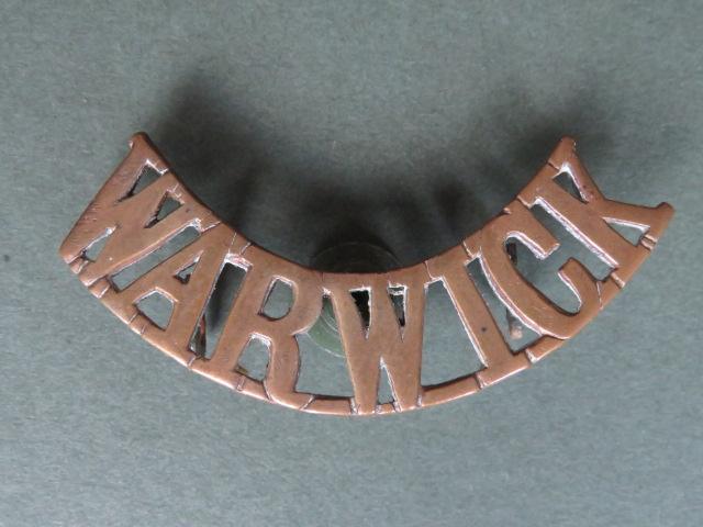 British Army The Warwickshire Regiment Shoulder Title