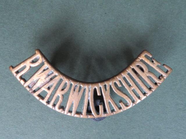 British Army The Royal Warwickshire Regiment Shoulder Title