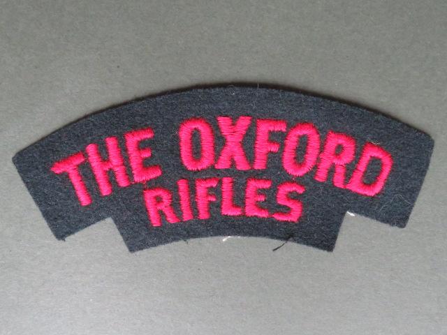 Canada Army Post WW2 Oxford Rifles Shoulder Title