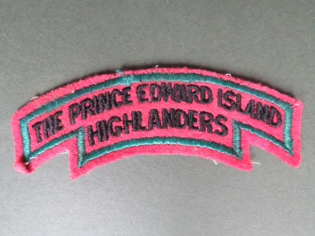 Canada Army WW2 The Prince Edward Island Highlanders Shoulder Title