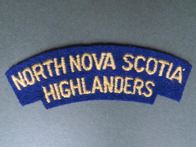 Canada Army WW2 Nova Scotia Highlanders Shoulder Title