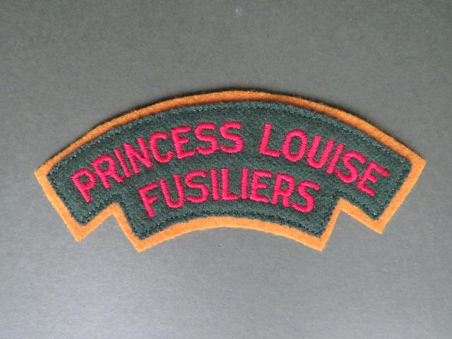 Canada Army Post WW2 Princess Louise Fusiliers Shoulder Title