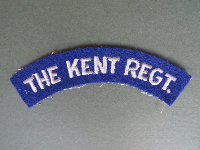 Canada Army Post WW2 The Kent Regiment Shoulder Title