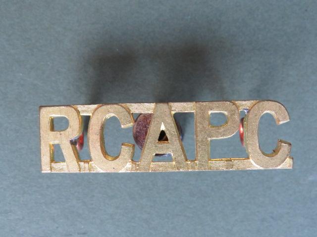 Canada Army Post WW2 Royal Canadian Army Pay Corps Shoulder Title