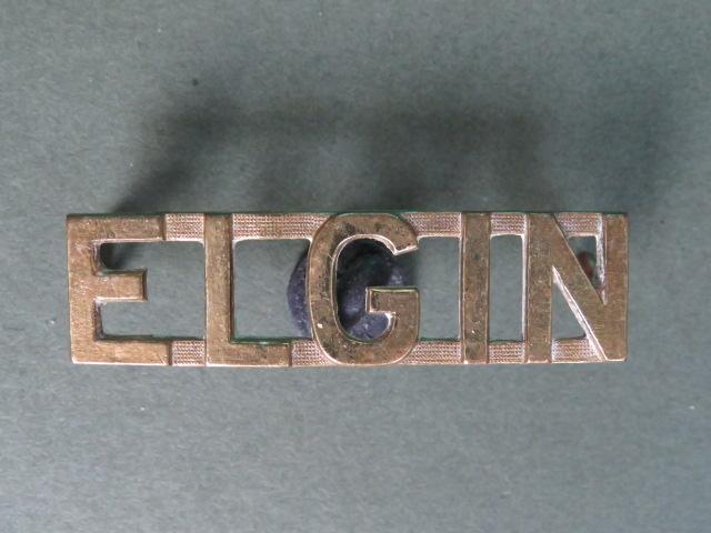 Canada Army 1937-1942 The Elgin Regiment Shoulder Title