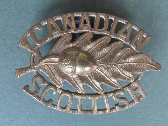 Canada Army Pre WW2 Canadian Scottish Shoulder Title