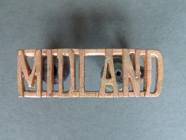 Canada Army The Midland Regiment (Northumberland and Durham) Shoulder Title