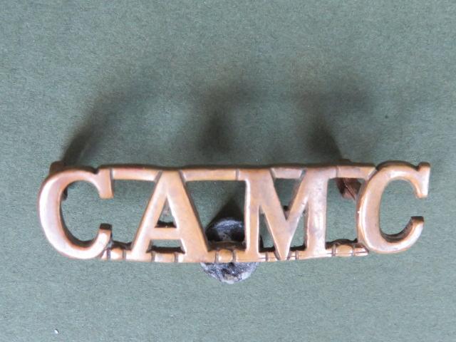 Canada Army WW1 Canadian Army Medical Corps Shoulder Title