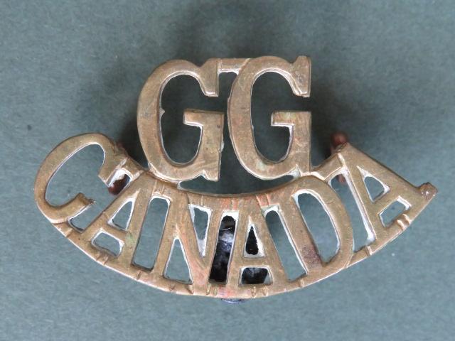 Canada Army Pre WW2 Canadian Grenadier Guards Shoulder Title