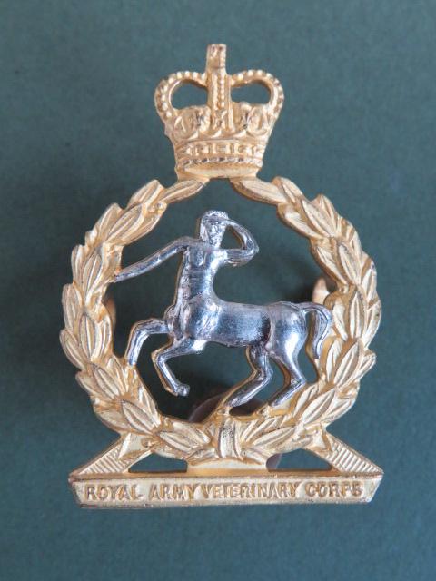 British Army Post 1953 Royal Army Veterinary Corps Officer's Cap Badge