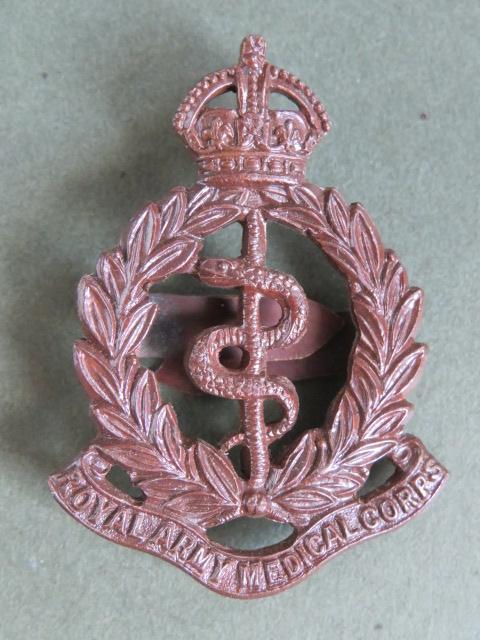 British Army Pre 1953 Royal Army Medical Corps Officer's Service Dress Cap Badge